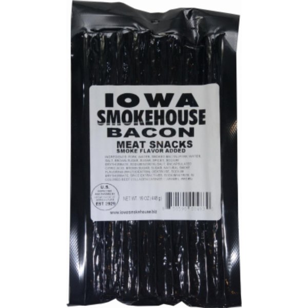 Iowa Smokehouse/Preferred Wholesale 16Oz Bacon Meat Sticks IS-16MSBA